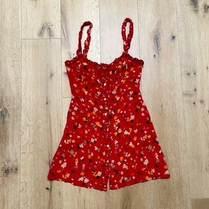 Realization Par size small floral dress!